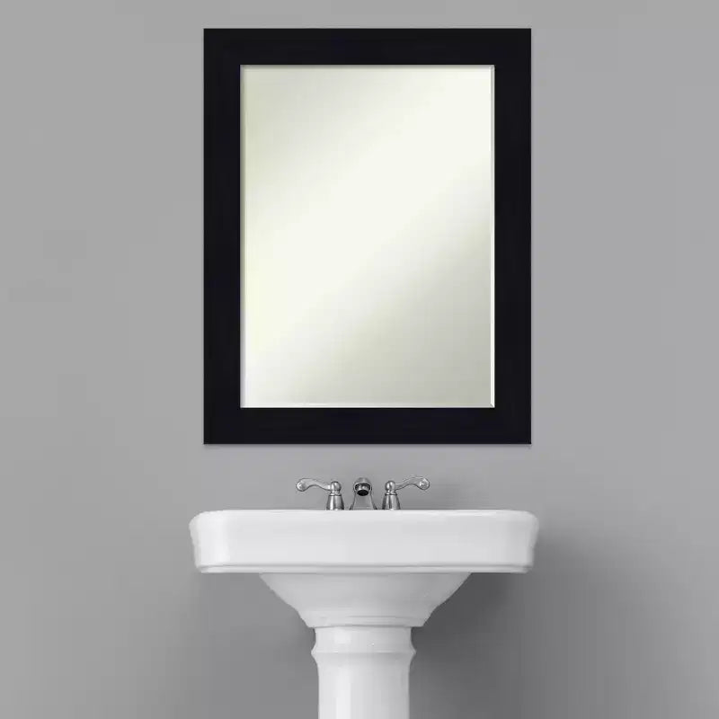 Specchio da Parete per Bagno Amanti Art Shiplap Petite Bevel in Legno