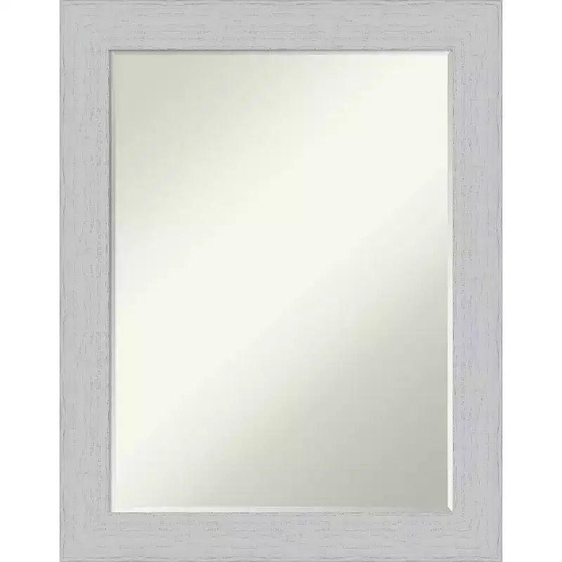 Specchio da Parete per Bagno Amanti Art Shiplap Petite Bevel in Legno