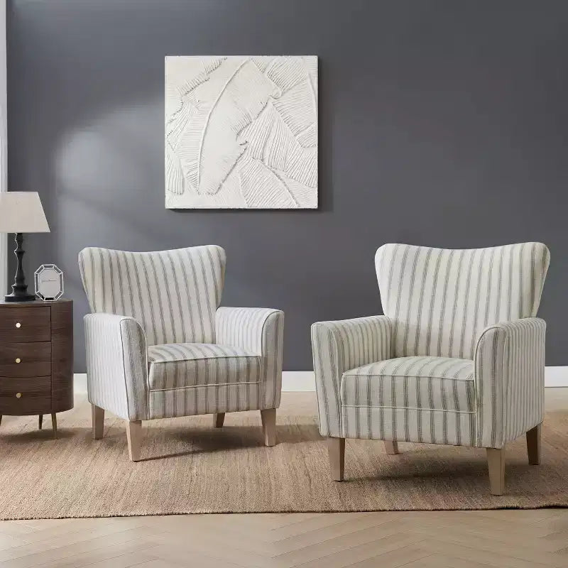 Set di 2 Poltrone Rachel con Braccioli Speciali | ART OF LIVING DESIGNS