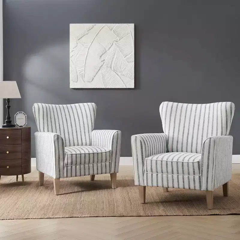 Set di 2 Poltrone Rachel con Braccioli Speciali | ART OF LIVING DESIGNS