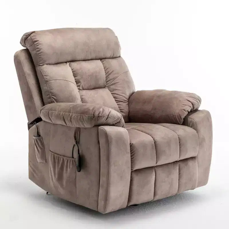 Poltrona reclinabile con sollevatore elettrico e massaggio, funzione di riscaldamento e tasca laterale - ModernLuxe