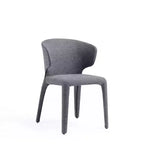 Set di 2 sedie da pranzo in tweed intrecciato moderno Conrad - Manhattan Comfort
