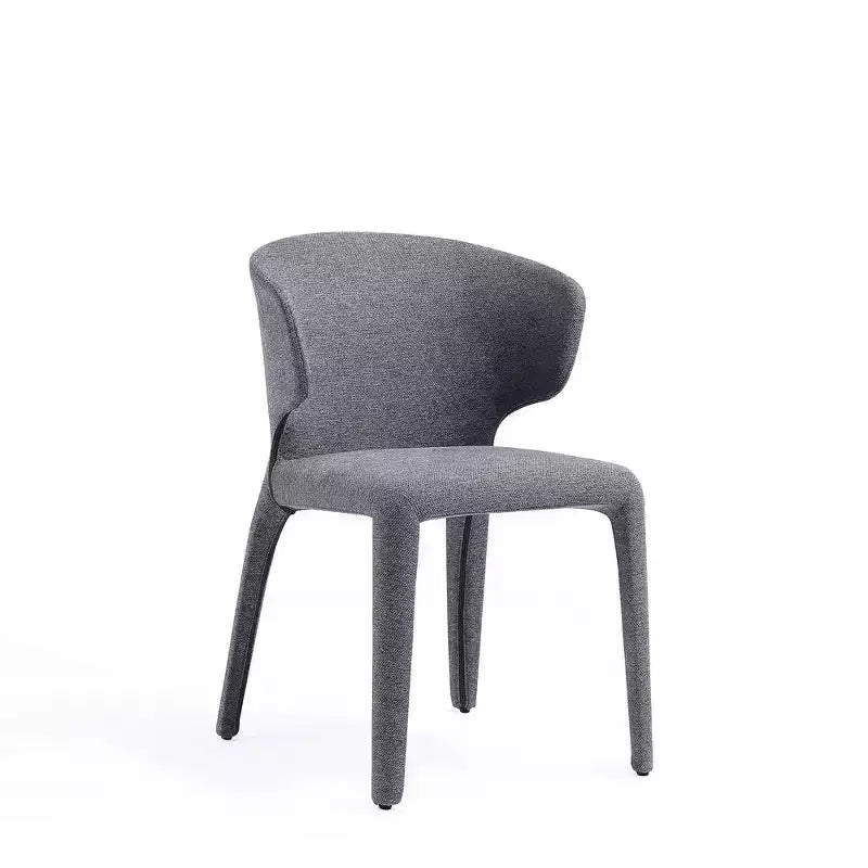 Set di 2 sedie da pranzo in tweed intrecciato moderno Conrad - Manhattan Comfort