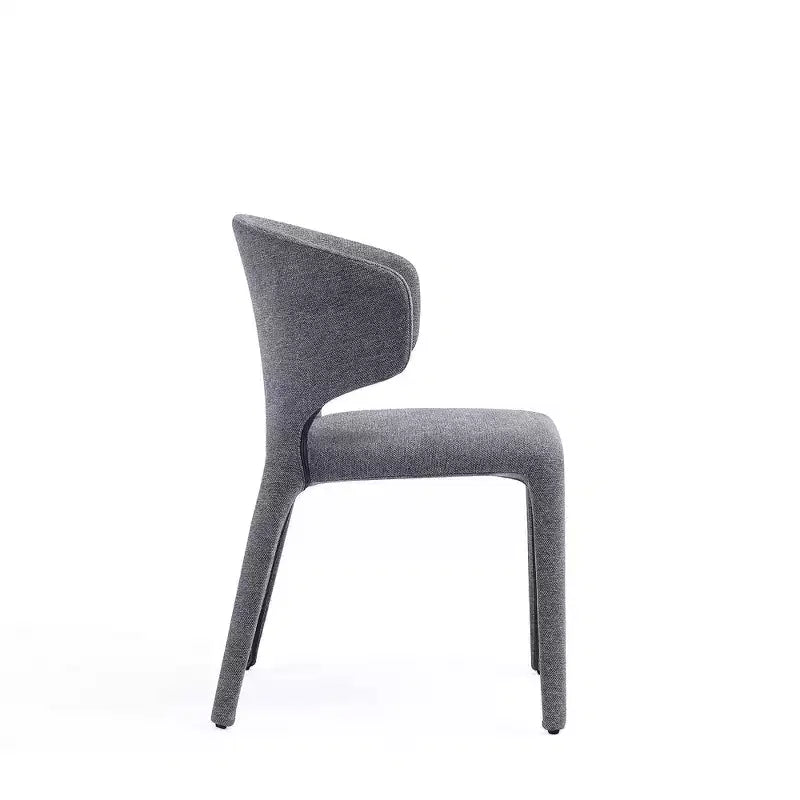 Set di 2 sedie da pranzo in tweed intrecciato moderno Conrad - Manhattan Comfort