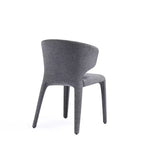 Set di 2 sedie da pranzo in tweed intrecciato moderno Conrad - Manhattan Comfort