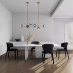 Set di 2 sedie da pranzo in tweed intrecciato moderno Conrad - Manhattan Comfort