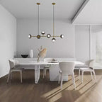 Set di 2 sedie da pranzo in tweed intrecciato moderno Conrad - Manhattan Comfort