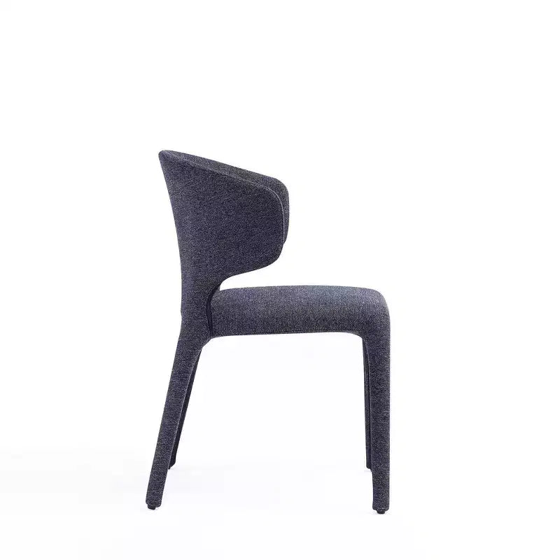Set di 2 sedie da pranzo in tweed intrecciato moderno Conrad - Manhattan Comfort