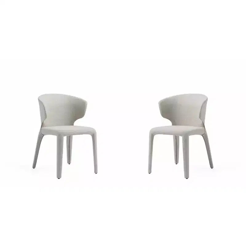 Set di 2 sedie da pranzo in tweed intrecciato moderno Conrad - Manhattan Comfort