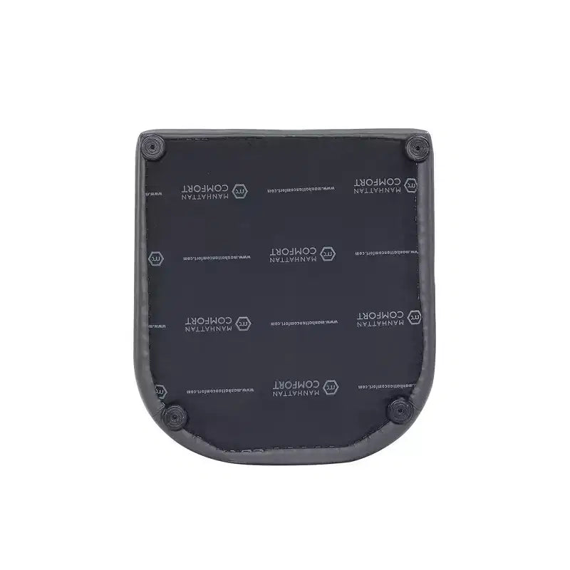 Set di 2 Poltrone da Pranzo Rotonde Moderne in Ecopelle Anna - Manhattan Comfort