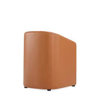 Set di 2 Poltrone da Pranzo Rotonde Moderne in Ecopelle Anna - Manhattan Comfort