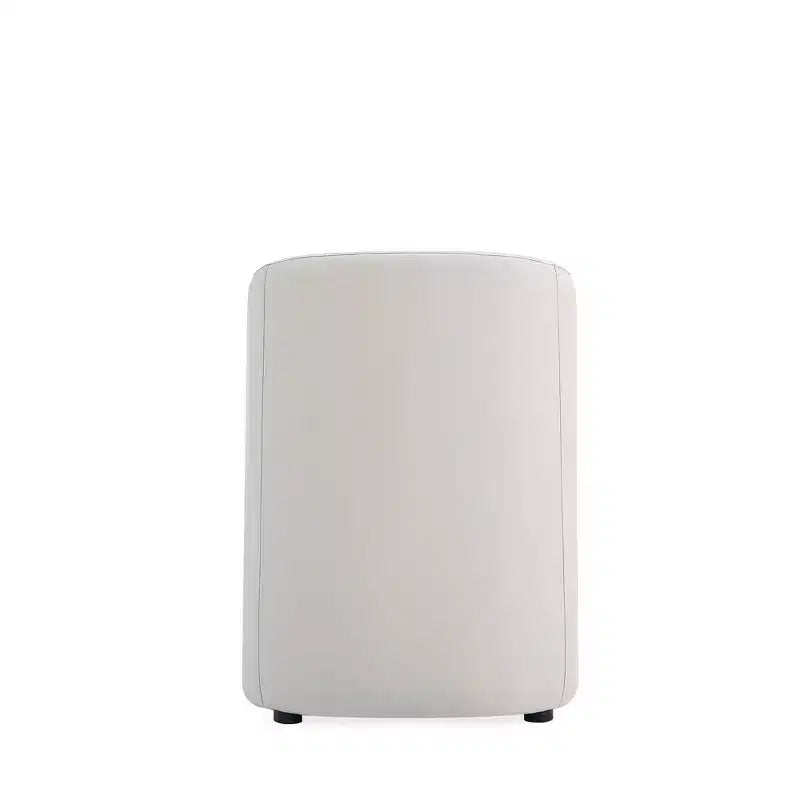 Set di 2 Poltrone da Pranzo Rotonde Moderne in Ecopelle Anna - Manhattan Comfort