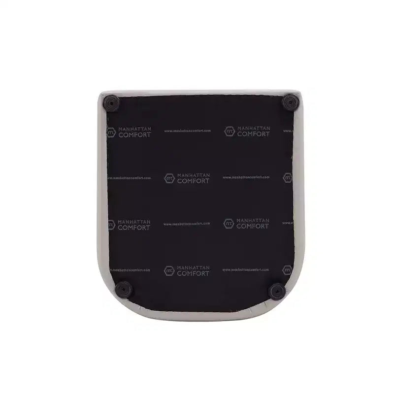 Set di 2 Poltrone da Pranzo Rotonde Moderne in Ecopelle Anna - Manhattan Comfort