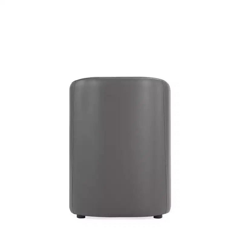 Set di 2 Poltrone da Pranzo Rotonde Moderne in Ecopelle Anna - Manhattan Comfort