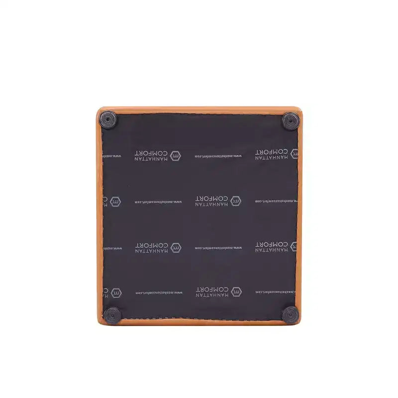 Set di 2 Poltrone da Pranzo Moderne Quadrata Anna in Ecopelle - Manhattan Comfort