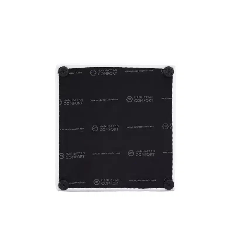 Set di 2 Poltrone da Pranzo Moderne Quadrata Anna in Ecopelle - Manhattan Comfort