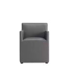 Set di 2 Poltrone da Pranzo Moderne Quadrata Anna in Ecopelle - Manhattan Comfort