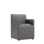 Set di 2 Poltrone da Pranzo Moderne Quadrata Anna in Ecopelle - Manhattan Comfort