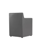 Set di 2 Poltrone da Pranzo Moderne Quadrata Anna in Ecopelle - Manhattan Comfort
