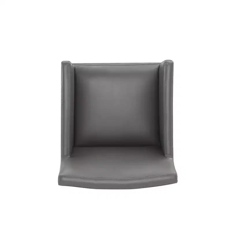 Set di 2 Poltrone da Pranzo Moderne Quadrata Anna in Ecopelle - Manhattan Comfort