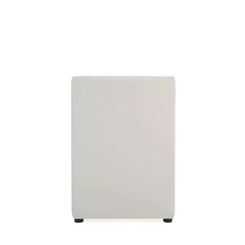 Set di 2 Poltrone da Pranzo Moderne Quadrata Anna in Ecopelle - Manhattan Comfort