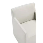 Set di 2 Poltrone da Pranzo Moderne Quadrata Anna in Ecopelle - Manhattan Comfort