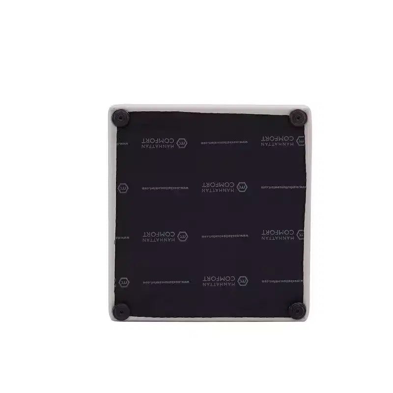 Set di 2 Poltrone da Pranzo Moderne Quadrata Anna in Ecopelle - Manhattan Comfort