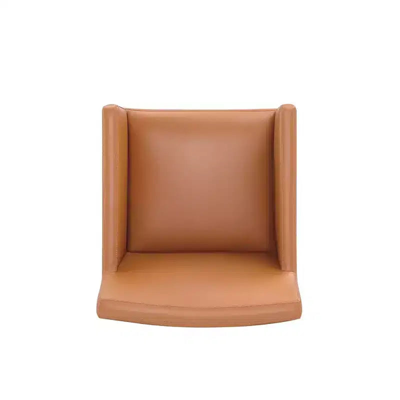 Set di 2 Poltrone da Pranzo Moderne Quadrata Anna in Ecopelle - Manhattan Comfort