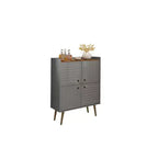 45.5 Bogart Mid-Century Modern 4 ripiani - Manhattan Comfort