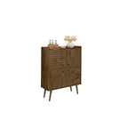 45.5 Bogart Mid-Century Modern 4 ripiani - Manhattan Comfort