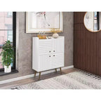 45.5 Bogart Mid-Century Modern 4 ripiani - Manhattan Comfort