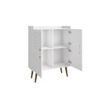 45.5 Bogart Mid-Century Modern 4 ripiani - Manhattan Comfort