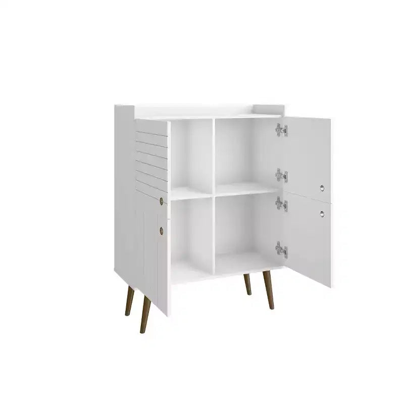 45.5 Bogart Mid-Century Modern 4 ripiani - Manhattan Comfort