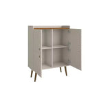 45.5 Bogart Mid-Century Modern 4 ripiani - Manhattan Comfort