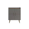 45.5 Bogart Mid-Century Modern 4 ripiani - Manhattan Comfort