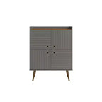 45.5 Bogart Mid-Century Modern 4 ripiani - Manhattan Comfort