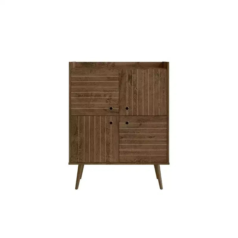 45.5 Bogart Mid-Century Modern 4 ripiani - Manhattan Comfort
