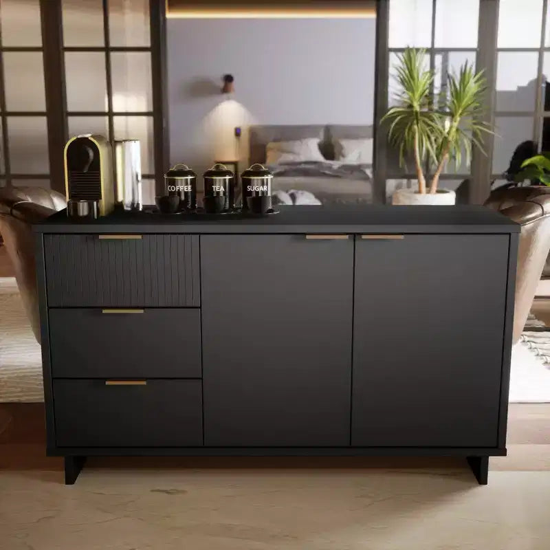 55.07 Credenza Moderna a 3 Cassetti Granville - Manhattan Comfort