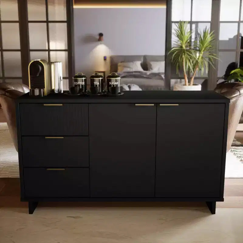 55.07 Credenza Moderna a 3 Cassetti Granville - Manhattan Comfort