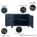 55.07 Credenza Moderna a 3 Cassetti Granville - Manhattan Comfort