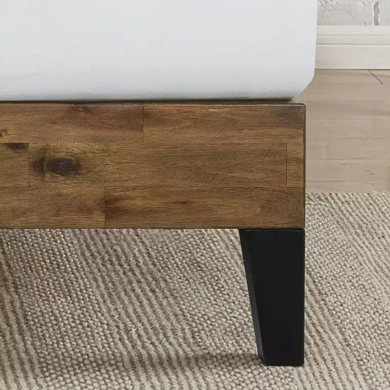 Tonja Letto a Piattaforma con Testiera Marrone - Zinus