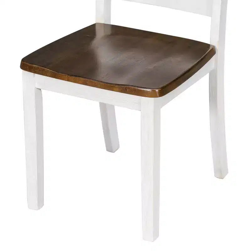 Set da Tavolo da Pranzo Rustico in Legno a 6 Pezzi, Tavolo Rettangolare con 4 Sedie e Panca - ModernLuxe
