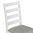 Set da Tavolo da Pranzo Rustico in Legno a 6 Pezzi, Tavolo Rettangolare con 4 Sedie e Panca - ModernLuxe