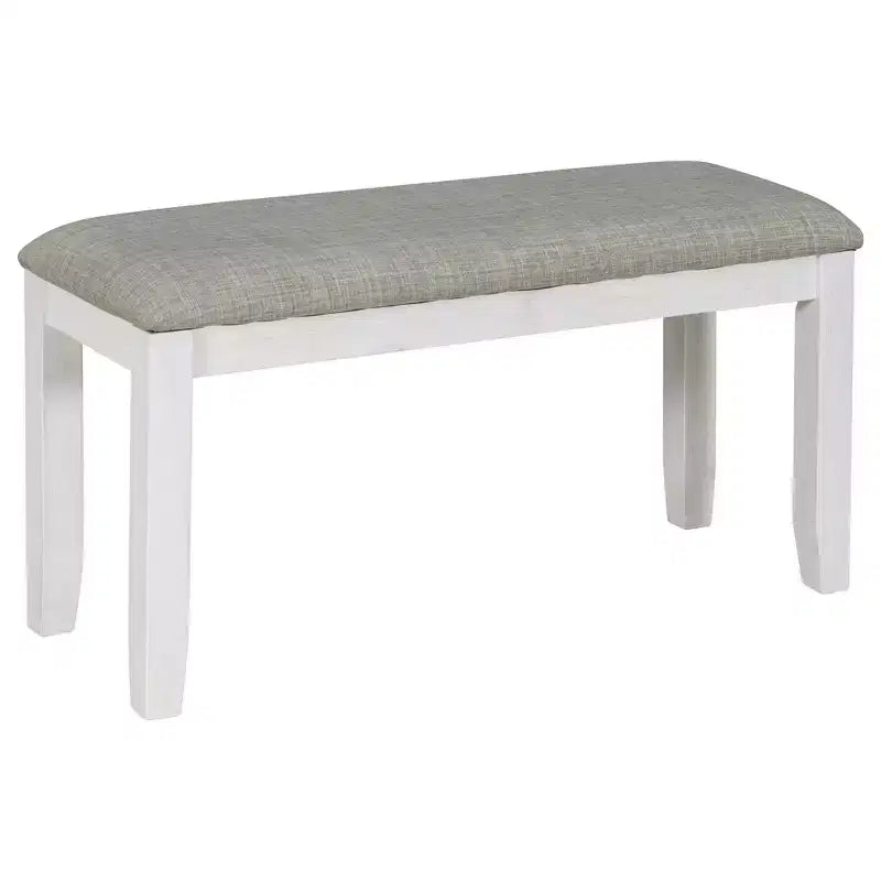 Set da Tavolo da Pranzo Rustico in Legno a 6 Pezzi, Tavolo Rettangolare con 4 Sedie e Panca - ModernLuxe
