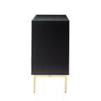 Brian Comodino a 3 cassetti alto 32 con contenitore per camera da letto| ART OF LIVING DESIGNS-NERO