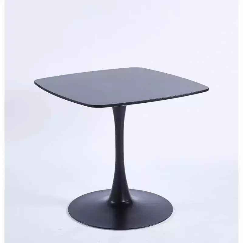 Uniquely Designed Dining Table with Metal Round Base - ModernLuxe