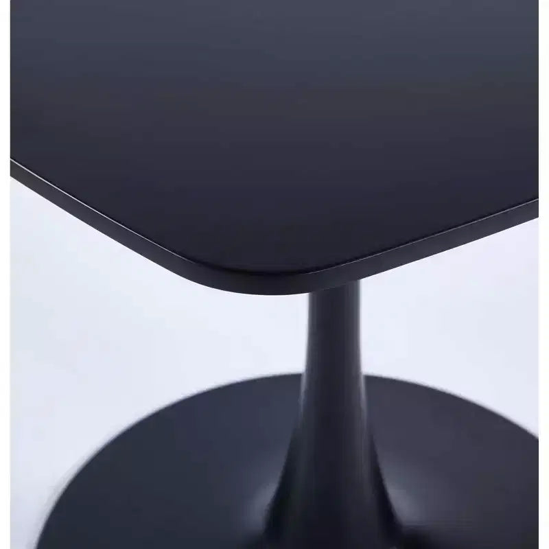 Tavolo da pranzo dal design unico con base rotonda in metallo - ModernLuxe