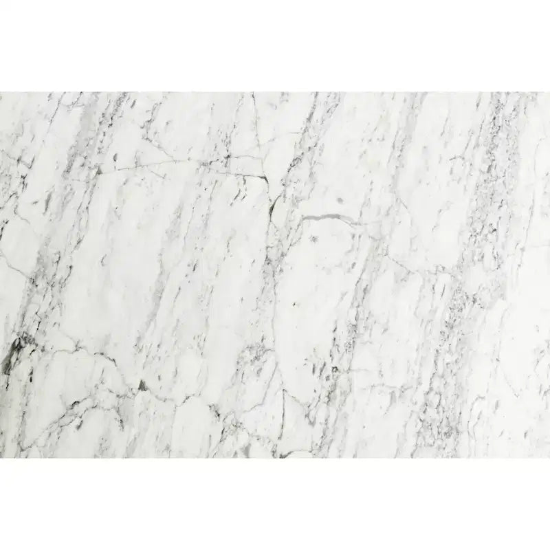 Il tavolino Bianco Collection Cherie 15 rotondo in marmo bianco di Carrara italiano