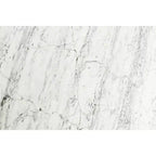 Il tavolino Bianco Collection Cherie 15 rotondo in marmo bianco di Carrara italiano