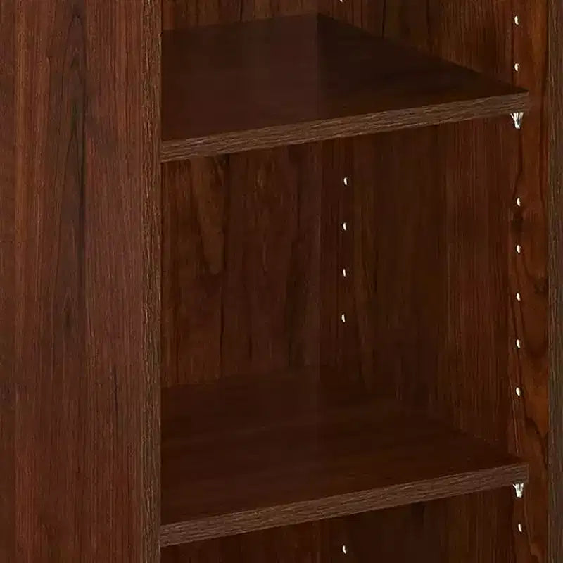 ClosetMaid Organizzatore in Legno a 3 Ripiani Versatile Impilabile con 2 Ripiani Regolabili per Casa e Ufficio, Finitura Ciliegio Scuro